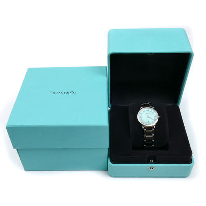 TIFFANY&Co. ティファニー アトラス 2ハンド 31mm ダイヤベゼル 腕時計 電池式 63452858 レディース【中古】
