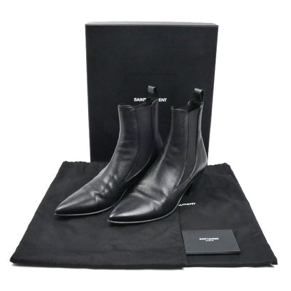 SAINT LAURENT サンローラン サイドゴアブーツ ブーツ ブラック 685837 0ZZ00 1000 
41 メンズ【中古】