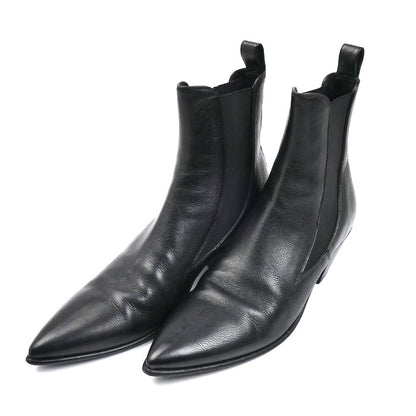 SAINT LAURENT サンローラン サイドゴアブーツ ブーツ ブラック 685837 0ZZ00 1000 
41 メンズ【中古】