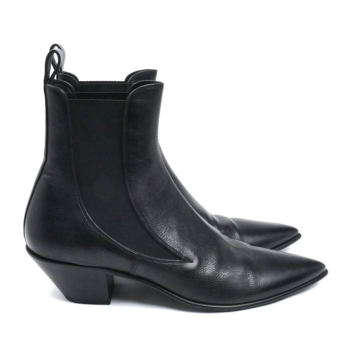 SAINT LAURENT サンローラン サイドゴアブーツ ブーツ ブラック 685837 0ZZ00 1000 
41 メンズ【中古】
