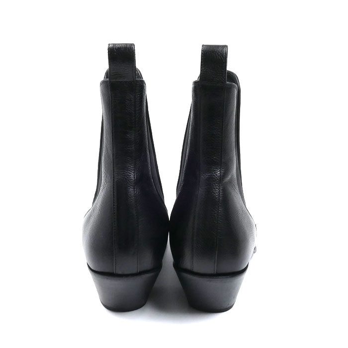 SAINT LAURENT サンローラン サイドゴアブーツ ブーツ ブラック 685837 0ZZ00 1000 
41 メンズ【中古】
