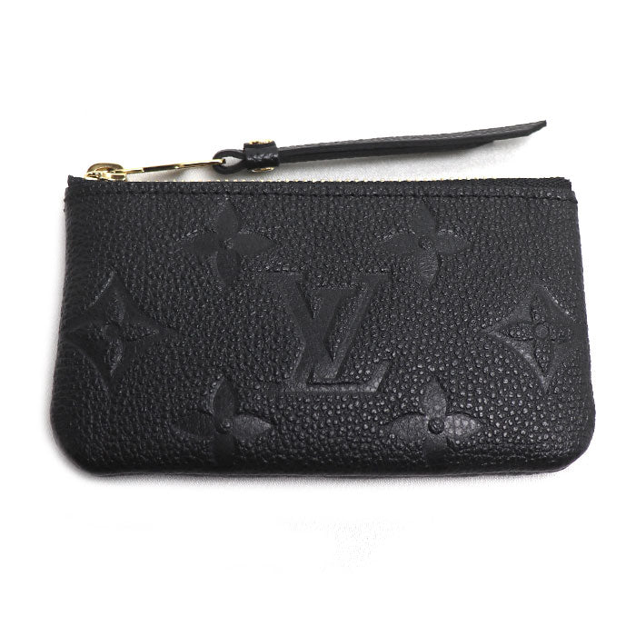 LOUIS VUITTON ルイ・ヴィトン カードキーケース ポシェット・クレ コインケース モノグラム・アンプラント ブラック M80879 TN2255 レディース【未使用】【買取品】