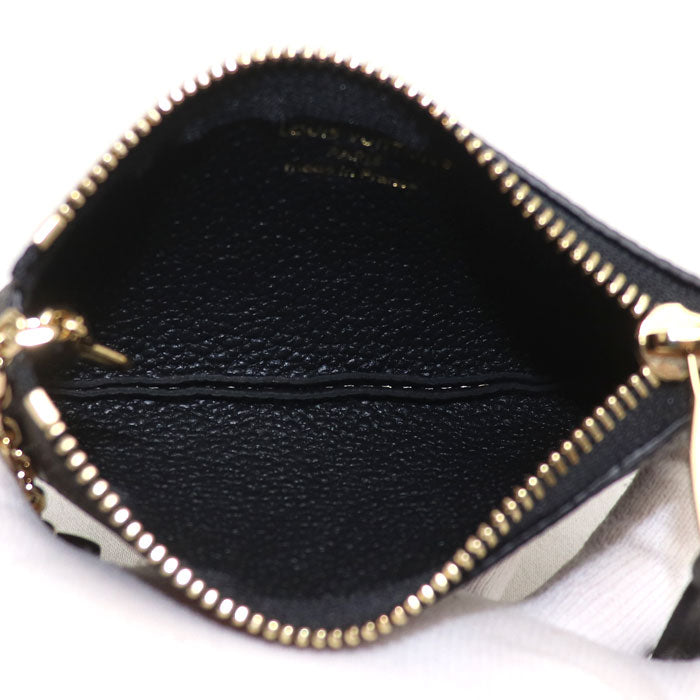 LOUIS VUITTON ルイ・ヴィトン カードキーケース ポシェット・クレ コインケース モノグラム・アンプラント ブラック M80879 TN2255 レディース【未使用】【買取品】