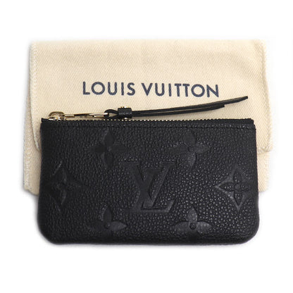 LOUIS VUITTON ルイ・ヴィトン カードキーケース ポシェット・クレ コインケース モノグラム・アンプラント ブラック M80879 TN2255 レディース【未使用】【買取品】
