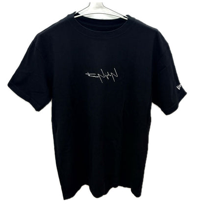 Yohji Yamamoto ヨウジヤマモト YYｘNewEraコットンTシャツ 半袖Ｔシャツ ブラック HN-T98-082 L メンズ【中古】