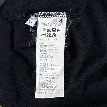 Yohji Yamamoto ヨウジヤマモト YYｘNewEraコットンTシャツ 半袖Ｔシャツ ブラック HN-T98-082 L メンズ【中古】