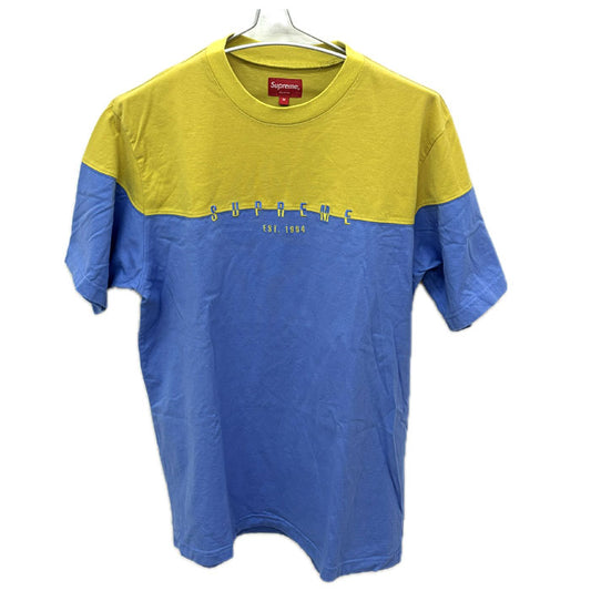 Supreme シュプリーム 半袖Ｔシャツ ブルー イエロー M メンズ【中古】