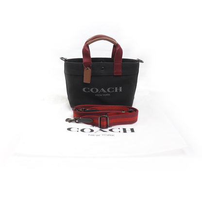 COACH コーチ トート 20・カラーブロック トートバッグ ブラック CU299 JIBLK レディース【中古】【美品】