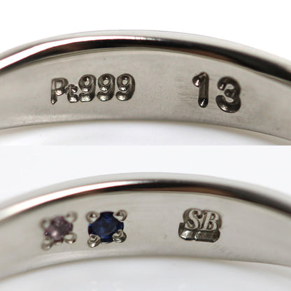 Pt999 リング・指輪 ダイヤモンド 13号 3.5g レディース【中古】【美品】