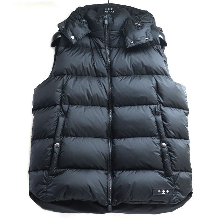 TATRAS タトラス POSEIDONE ダウンベスト ブラック MTAT24A4842-D 
04 180/100A メンズ【中古】【美品】
