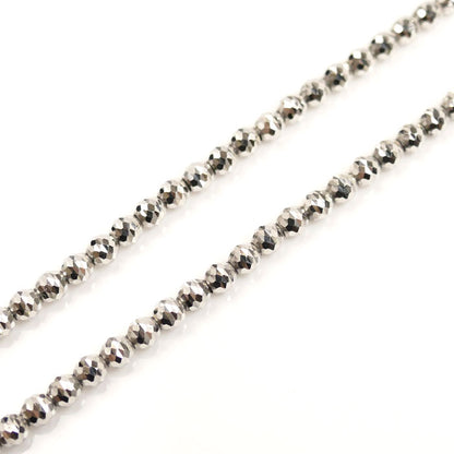 Pt850プラチナ ミラーボールチェーン ネックレス 14.0g 54cm レディース【中古】