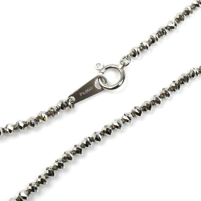 Pt850プラチナ ミラーボールチェーン ブレスレット 3.3g 18cm レディース【中古】