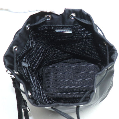 PRADA プラダ Re-Nylon ポーチ ポーチ ブラック 1NS369 R067_F0002 ICチップ メンズ レディース ユニセックス 白タグ 42【中古】【美品】