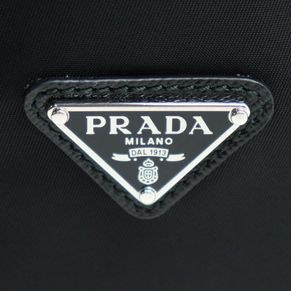 PRADA プラダ Re-Nylon ポーチ ポーチ ブラック 1NS369 R067_F0002 ICチップ メンズ レディース ユニセックス 白タグ 42【中古】【美品】