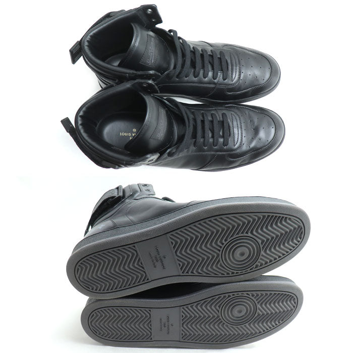 LOUIS VUITTON ルイ・ヴィトン リヴォリライン ハイカット スニーカー ブラック MS0157 
9 メンズ【中古】