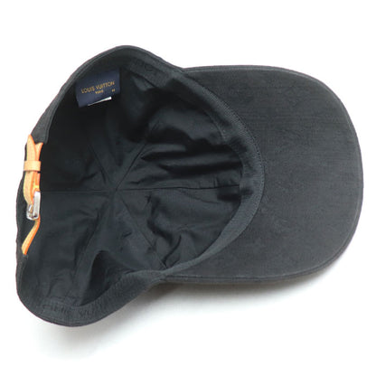 LOUIS VUITTON ルイ・ヴィトン モノグラム エッセンシャル キャップ ブラック M76585 NX1221 
60 メンズ【中古】