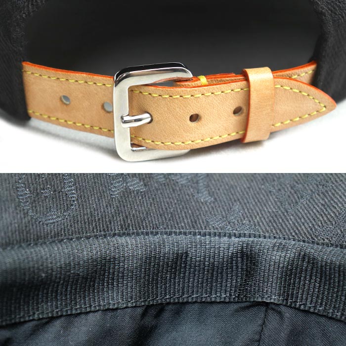 LOUIS VUITTON ルイ・ヴィトン モノグラム エッセンシャル キャップ ブラック M76585 NX1221 
60 メンズ【中古】