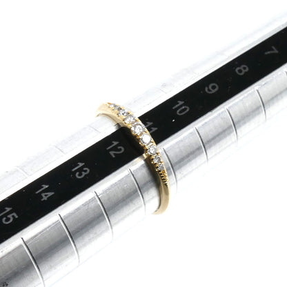 K18YG イエローゴールド リング・指輪 ダイヤモンド0.14ct 11号 1.3g レディース【中古】