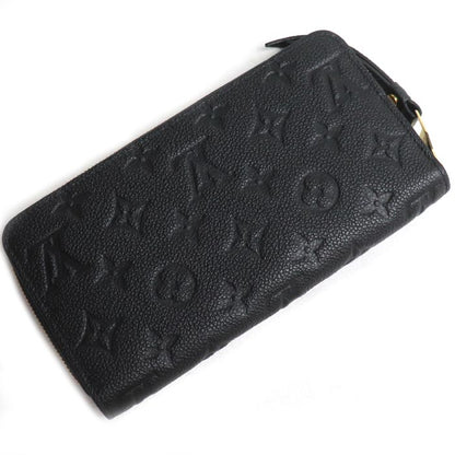 LOUIS VUITTON ルイ・ヴィトン ジッピーウォレット 長財布 ラウンドファスナー モノグラムアンプラント ブラック M61864 ICチップ ユニセックス【中古】