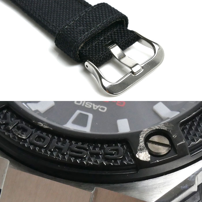 CASIO カシオ G-SHOCK Gスチール 腕時計 ソーラー GST-W330AC-1AJF 電波 メンズ【中古】