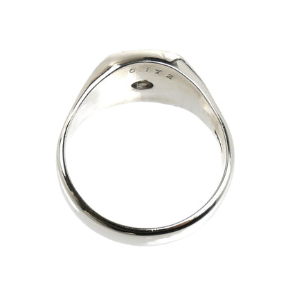 Pt900プラチナ リング・指輪 ダイヤモンド0.172ct 20.5号 14.1g メンズ【中古】【美品】