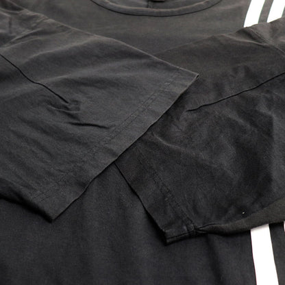 Yohji Yamamoto ヨウジヤマモト Y-3×Adidas 3-STRIPES TEE 半袖Ｔシャツ ブラック CY6974 16C001 
M/M メンズ【中古】