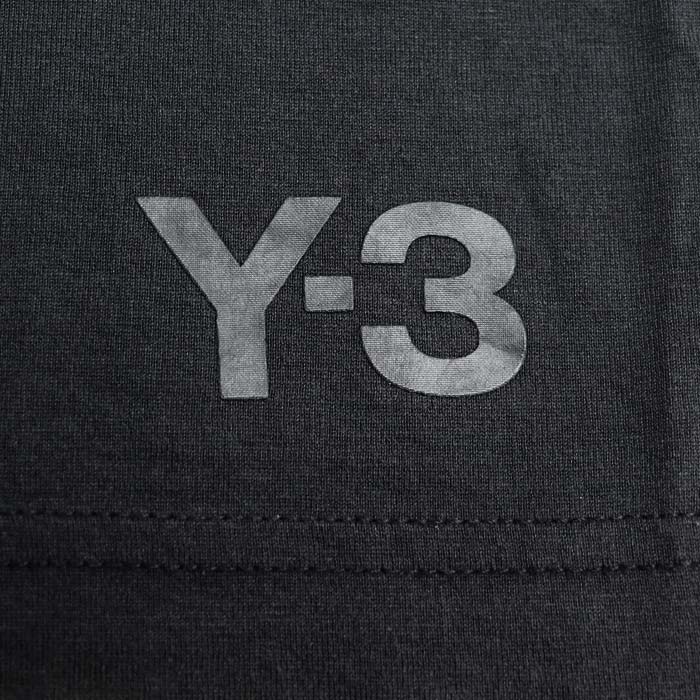 Yohji Yamamoto ヨウジヤマモト Y-3×Adidas 3-STRIPES TEE 半袖Ｔシャツ ブラック CY6974 16C001 
M/M メンズ【中古】