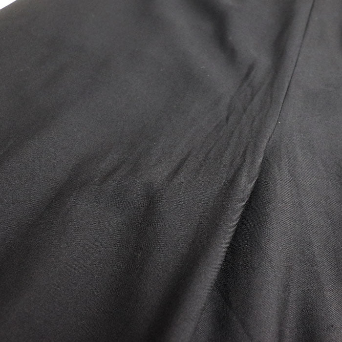 LAD MUSICIAN ラッドミュージシャン WOOL GABARDINE 2TUCK CROPPED WIDE SLACKS パンツ ワイドフレアパンツ ブラック 2119-557 42 メンズ【中古】