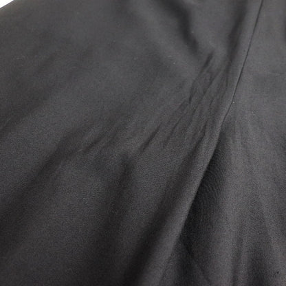 LAD MUSICIAN ラッドミュージシャン WOOL GABARDINE 2TUCK CROPPED WIDE SLACKS パンツ ワイドフレアパンツ ブラック 2119-557 42 メンズ【中古】