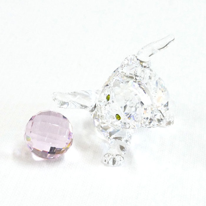 SWAROVSKI スワロフスキー 子ネコ(ピンクボール) オブジェ 631856【中古】【美品】