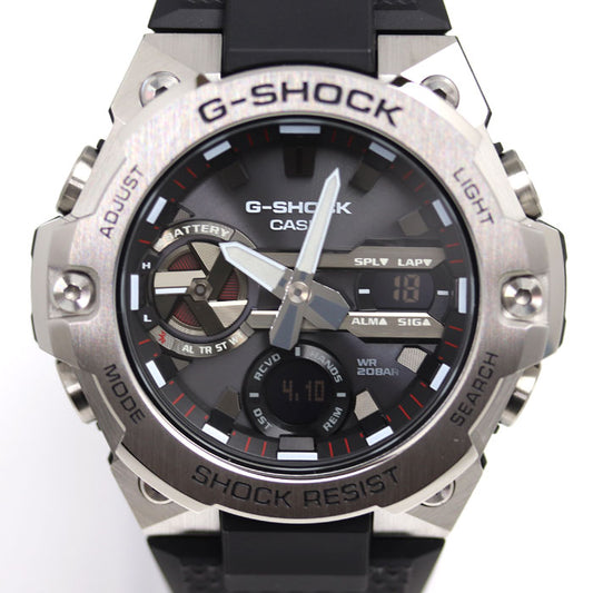 CASIO カシオ G-SHOCK Gスチール 腕時計 ソーラー GST-B400-1AJF メンズ【中古】【美品】