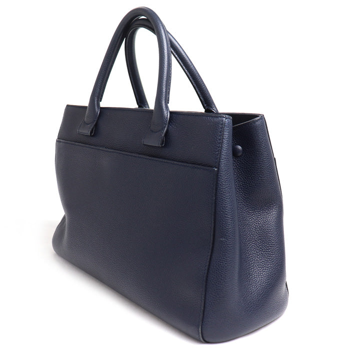 CHANEL シャネル ネオエグゼクティブトート 2Wayショルダーバッグ ネイビー A69930 レディース【中古】
