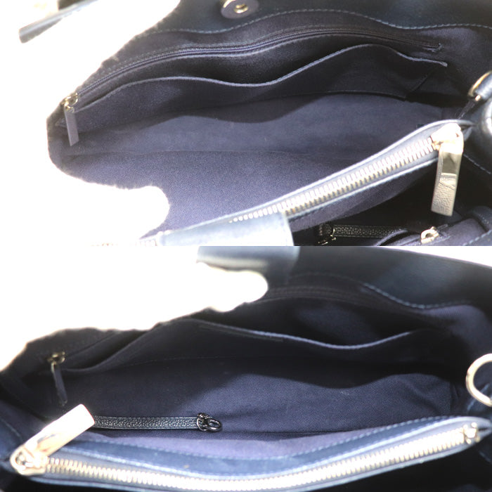 CHANEL シャネル ネオエグゼクティブトート 2Wayショルダーバッグ ネイビー A69930 レディース【中古】