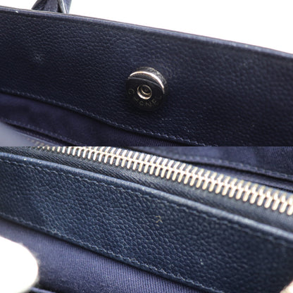 CHANEL シャネル ネオエグゼクティブトート 2Wayショルダーバッグ ネイビー A69930 レディース【中古】