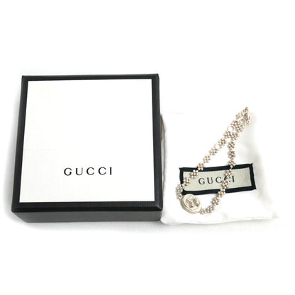GUCCI グッチ シルバー925 インターロッキングG ブレスレット 481687 J8400 8106 6.6g 15.5/17/18.5cm レディース【中古】