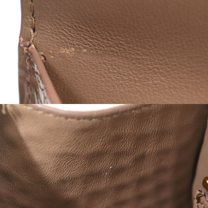 BALENCIAGA バレンシアガ アワーグラス スモール 型押し 2Wayショルダーバッグ ピンクベージュ 593546 レディース【中古】