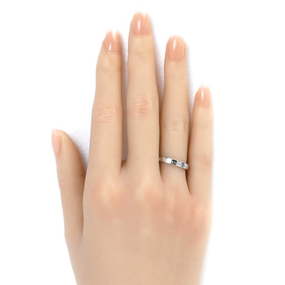 TIFFANY&Co. ティファニー Pt950プラチナ フラット バンド 3Pダイヤ リング・指輪 60001881 ダイヤモンド 9号 4.5g レディース【中古】【美品】