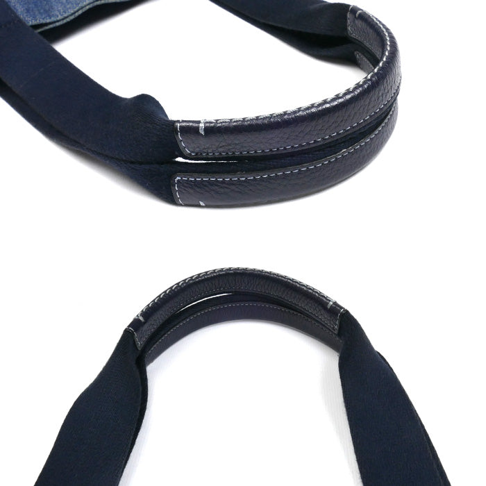 COACH コーチ ロゴ デニムトート トートバッグ ブルー F67415 レディース【中古】