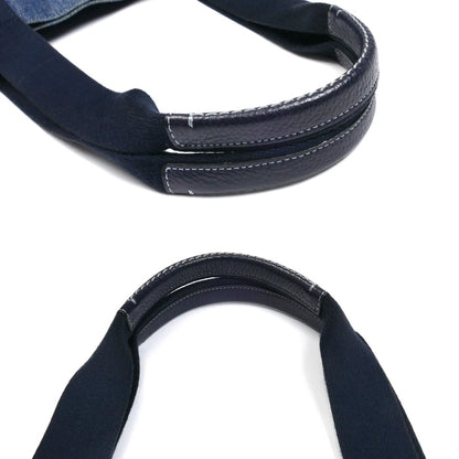 COACH コーチ ロゴ デニムトート トートバッグ ブルー F67415 レディース【中古】