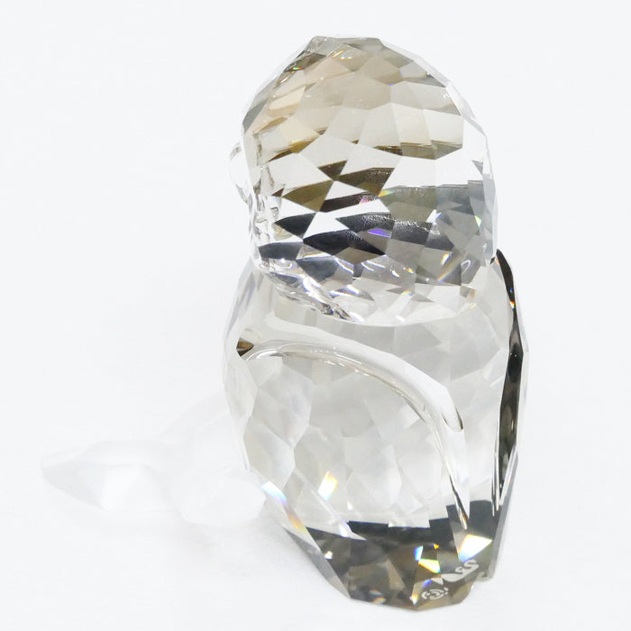 SWAROVSKI スワロフスキー フクロウ(M) オブジェ ゴールデンチーク 1003326【中古】