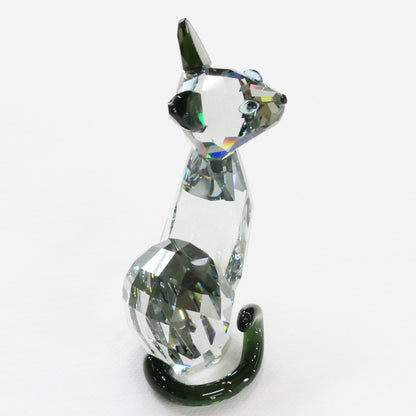 SWAROVSKI スワロフスキー ハウスオブキャット イネス オブジェ クリア 995008 猫 訳あり品【中古】