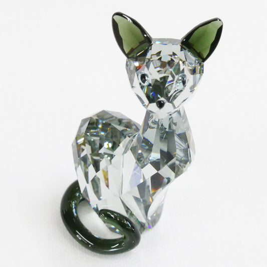 SWAROVSKI スワロフスキー ハウスオブキャット イネス オブジェ クリア 995008 猫 訳あり品【中古】