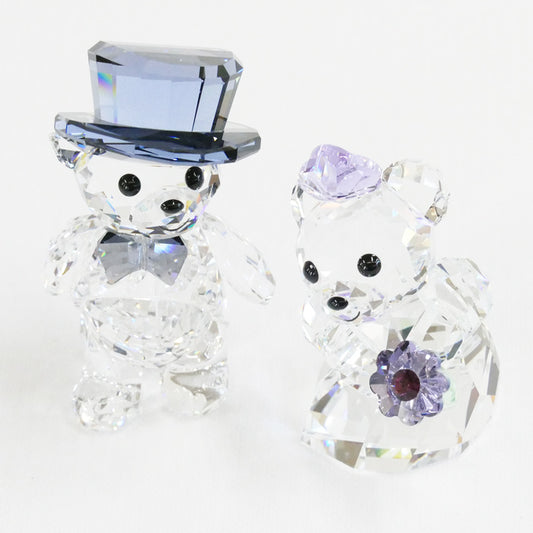 SWAROVSKI スワロフスキー Krisベア あなたとわたし オブジェ クリア 1096736【中古】