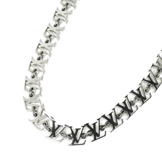 LOUIS VUITTON ルイ・ヴィトン メタル コリエ マルチLV ネックレス MP1895 US0187 49.8g 55.5cm ユニセックス【中古】