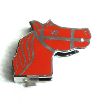 HERMES エルメス メタル カドリージュ 馬 スカーフリング レディース【中古】【極美品】