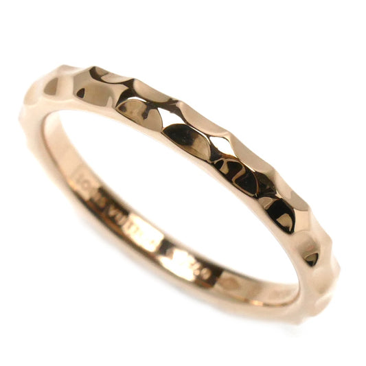 LOUIS VUITTON ルイ・ヴィトン K18PG ピンクゴールド マリッジリング モノグラム・アンフィニ リング・指輪 Q9F73J 16号 56 3.9g レディース【中古】【美品】