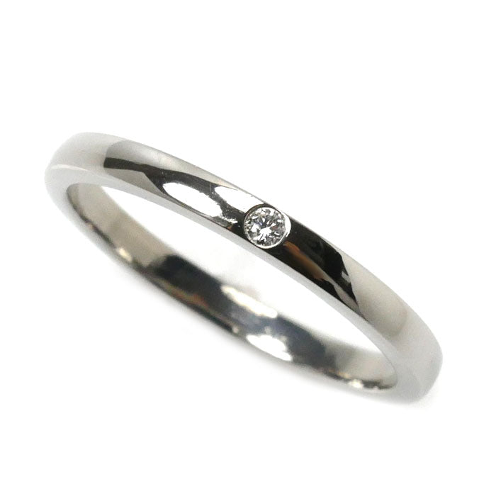CARTIER カルティエ Pt950プラチナ バレリーナ ウェディング リング・指輪 B4077754 ダイヤモンド 13.5号 54 3.6g レディース【中古】【美品】