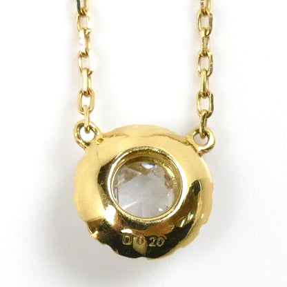 AHKAH アーカー K18YG イエローゴールド ヴィヴィアンローズ ネックレス VC0530010100 ダイヤモンド0.20ct 1.5g 37/40cm レディース【中古】