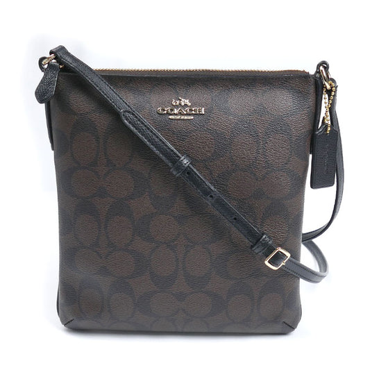 COACH コーチ ノースサウス クロスボディ ショルダーバッグ ブラウン F35940 レディース【中古】
