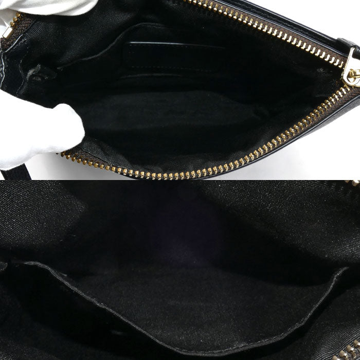 COACH コーチ ノースサウス クロスボディ ショルダーバッグ ブラウン F35940 レディース【中古】